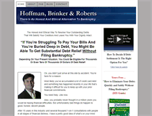 Tablet Screenshot of hoffmanbrinker.com